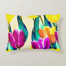 Hübsche künstlerische Tulpenkunst Wasserfarbe Lila