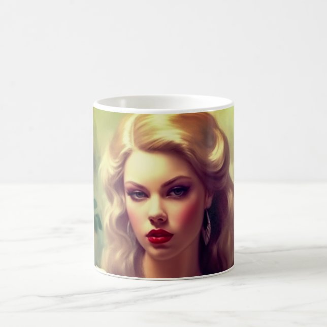 Hübsche Lady Kaffeetasse (Mittel)