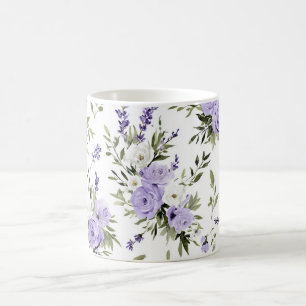 Hübsche Lavendelblüten Kaffeetasse
