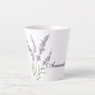 Hübsche Lavendelblüten Milchtasse
