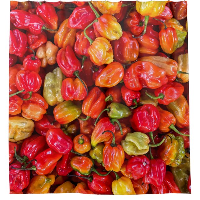 Hübsche Lebensmittel Duschvorhang (Vorderseite)