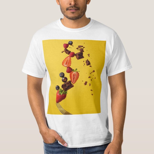Hübsche Lebensmittel T-Shirt (Vorderseite)