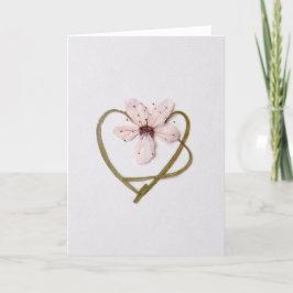 Hübsche Leerkarte für jeden Fall Dankeskarte