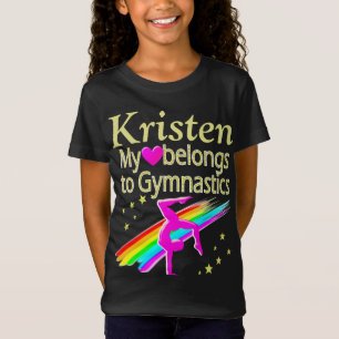 HÜBSCHE LIEBE GYMNASTICS PERSONALISIERTES SHIRT