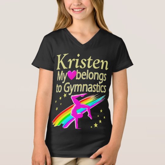 HÜBSCHE LIEBE-GYMNASTIK-PERSONALISIERTES T-SHIRT
