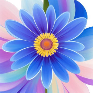 Hübsche Lila Abstrakte Blume Kissen