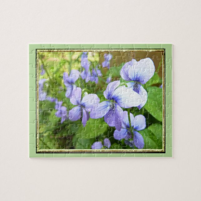 Hübsche lila Blumen (Horizontal)