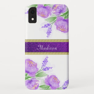 Hübsche Lila Blütenwelt Case-Mate iPhone Hülle
