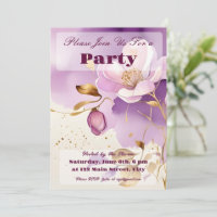 Hübsche Lila Goldfloral
