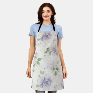 Hübsche lila Lavendelblüten Schürze