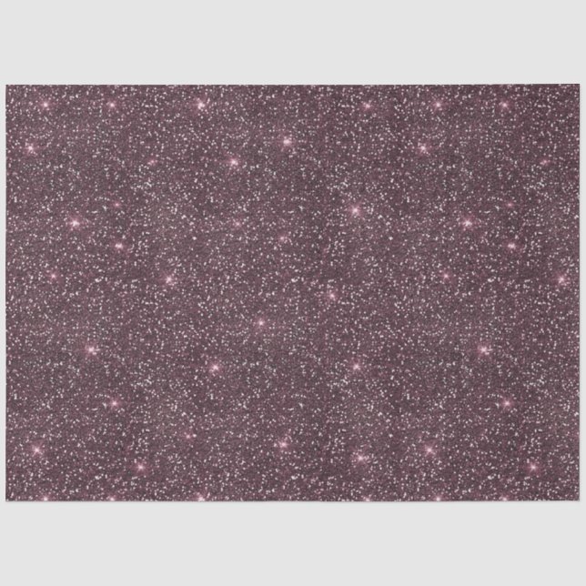 Hübsche Lila Lichter und Glitzer Weihnachten Seidenpapier (Vorderseite)