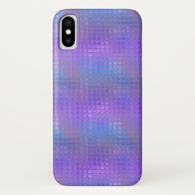 Hübsche Lila Schimmer Glamour Girl Case-Mate iPhone Hülle (Rückseite)