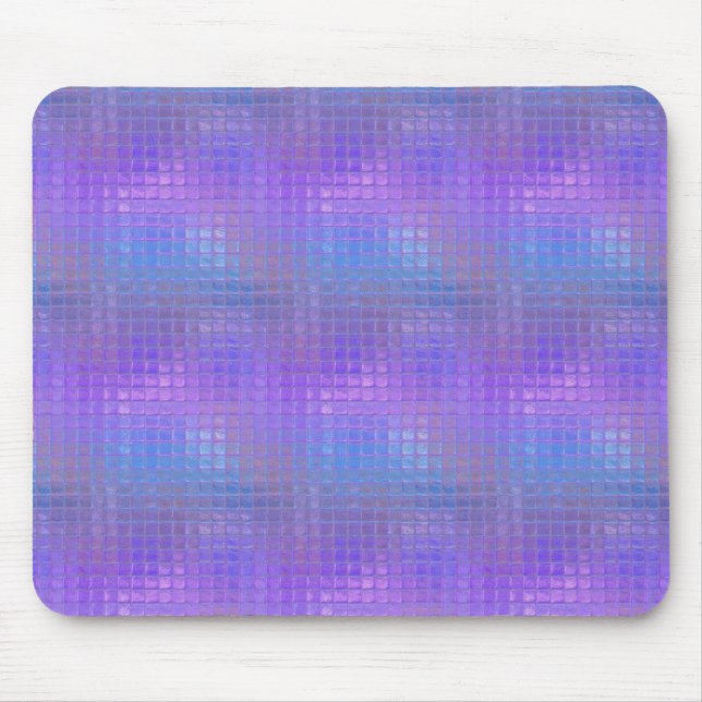 Hübsche Lila Schimmer Glamour Girl Mousepad (Vorne)