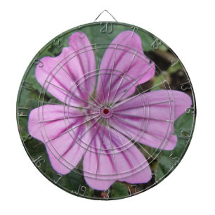Hübsche Lila Wildblume Dart Board Dartscheibe