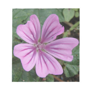 Hübsche Lila Wildblume Notepad Notizblock