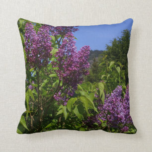 Hübsche Lilac-Blume Naturlandschaft Kissen