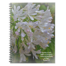 Hübsche Lily-Blume Gebet Journal Bible Verse