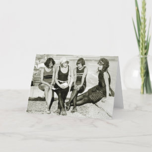 Hübsche Mädchen, 1920er Karte