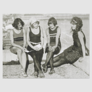 Hübsche Mädchen, 20er Seidenpapier