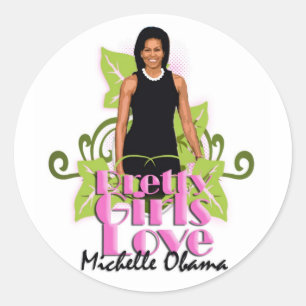"Hübsche Mädchen-Liebe-" Aufkleber Michelle O
