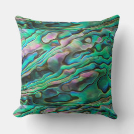Hübsche malerische Paua-Abalone-Kissen Kissen