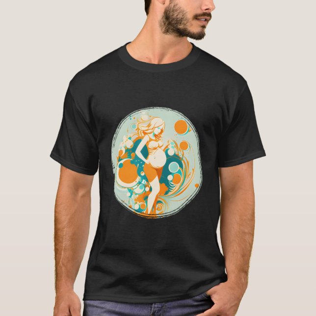 Hübsche Mama T-Shirt (Vorderseite)