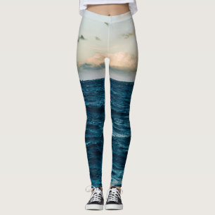 Hübsche Meereslandschaft Leggings