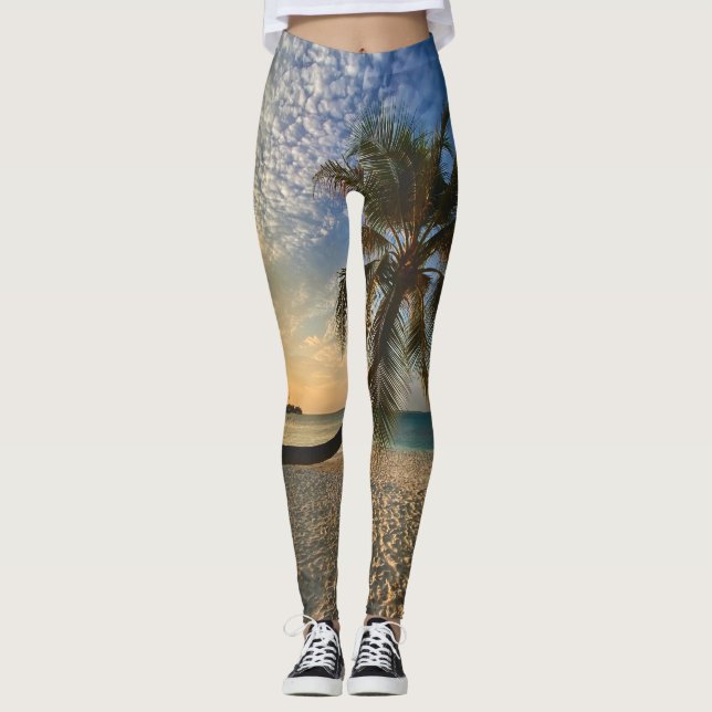 Hübsche Meerestiere Leggings (Vorderseite)