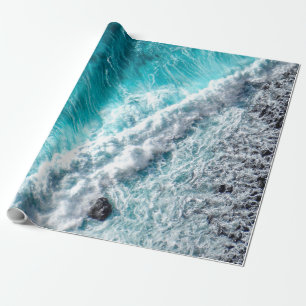Hübsche Meereswellen Bestes Geschenk für Naturli Geschenkpapier