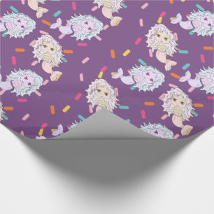Hübsche Mermaids und Candy Sprinkles Geschenkwrap Geschenkpapier