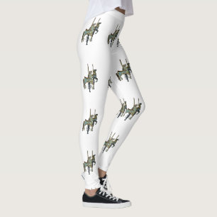 Hübsche Merry Go Round Carousel Pferde Frauen Leggings