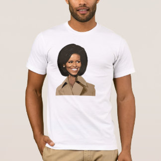 Hübsche Michelle Obama stellen gegenüber T-Shirt