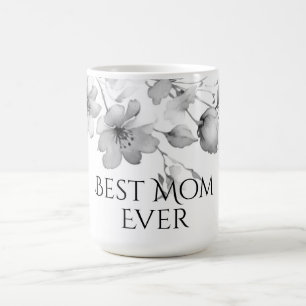 Hübsche minimalistische Wildblumen Wasserfarbe Bes Kaffeetasse