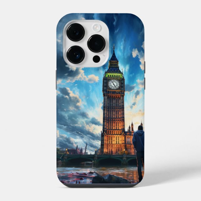 Hübsche moderne perfekte Geschenk Case-Mate iPhone 14 Pro Hülle (Rückseite)