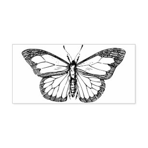 Hübsche Monarch Butterfly-Gummi-Briefmarke Gummistempel