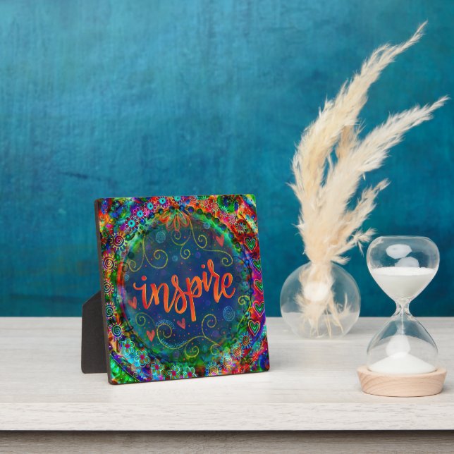 Hübsche Motivierend Inspirivity Easel inspiriert Fotoplatte (InSitu)