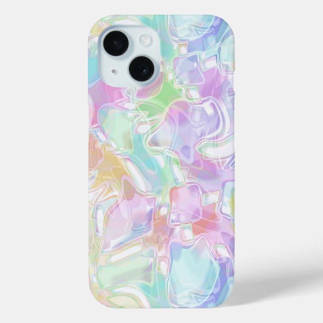 Hübsche Niedliche Futuristische Wirbel Kunstmuster Case-Mate iPhone Hülle (Rückseite)