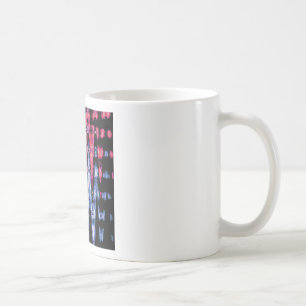 Hübsche Niedliche Lila Asche Grau- und Schwarzwass Kaffeetasse