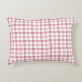 Hübsche niedliche schottische tartan pink kariert  dekokissen