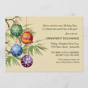 Hübsche Ornamente - Einladung zur Feier