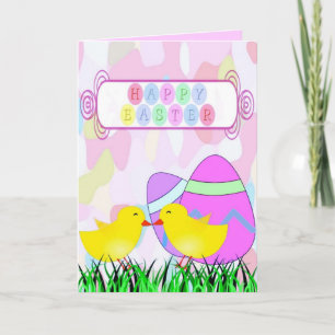 Hübsche Ostergrußkarte Feiertagskarte