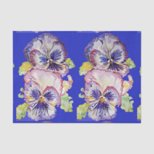 Hübsche Pansy Blume Blumenmuster Seidenpapier