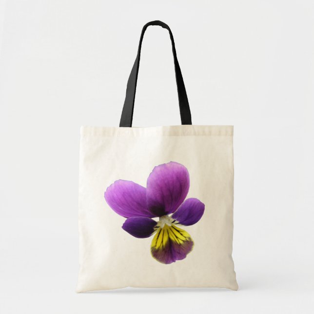 Hübsche Pansy Tote Bag Tragetasche (Vorne)