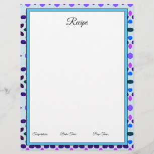 Hübsche Papierdesigns in Blau