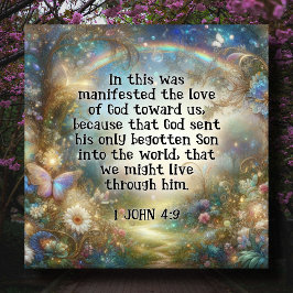 Hübsche Pastel Blume Schrift Religiöse Osterzeit Feiertagskarte