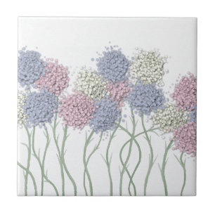 Hübsche Pastel-farbige Blume Fliese