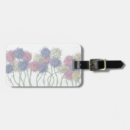 Hübsche Pastel-farbige Blume Gepäckanhänger