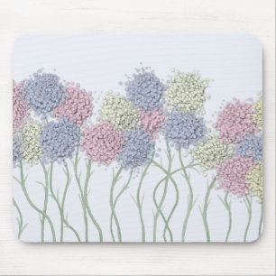 Hübsche Pastel-farbige Blume Mousepad