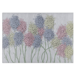 Hübsche Pastel-farbige Blume Schneidebrett