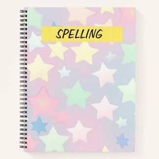 HÜBSCHE PASTEL-FARBSTARTEN NOTIZBUCH